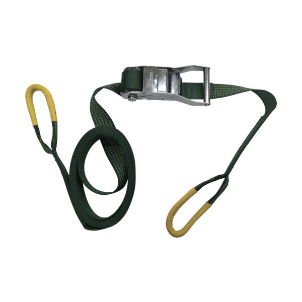 ユタカメイク ベルト荷締機コブラ 50mm×5m×1m シボリ縫製 V50-RD 1台(1個) 361-1124（直送品）