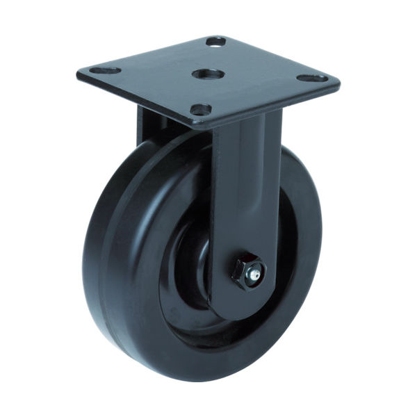 OH スーパーストロングキャスター重荷重用 固定プラスカイト車輪 車輪径200mm 許容荷重600kg 34PK-200 1個（直送品）