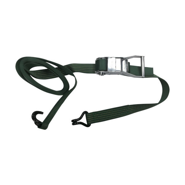 ユタカメイク ベルト荷締機コブラ 50mm×5m×1m Jフック V50-JD 1台(1個) 361-1108（直送品）