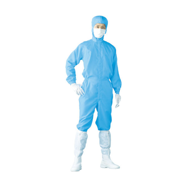 東洋リントフリー TriApex クリーンスーツ FH199C ブルー M FH199C-02-M 1着 388-2098（直送品）