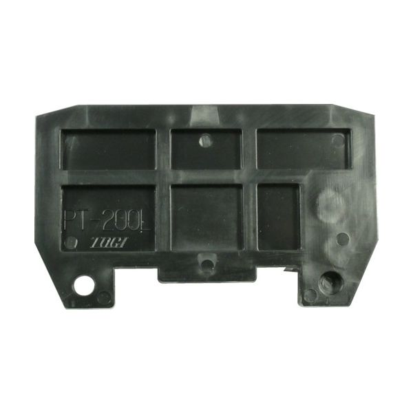 東洋技研 TOGI 側板 黒 67×5×40mm PT-200L 1枚(1個) 391-8823（直送品）