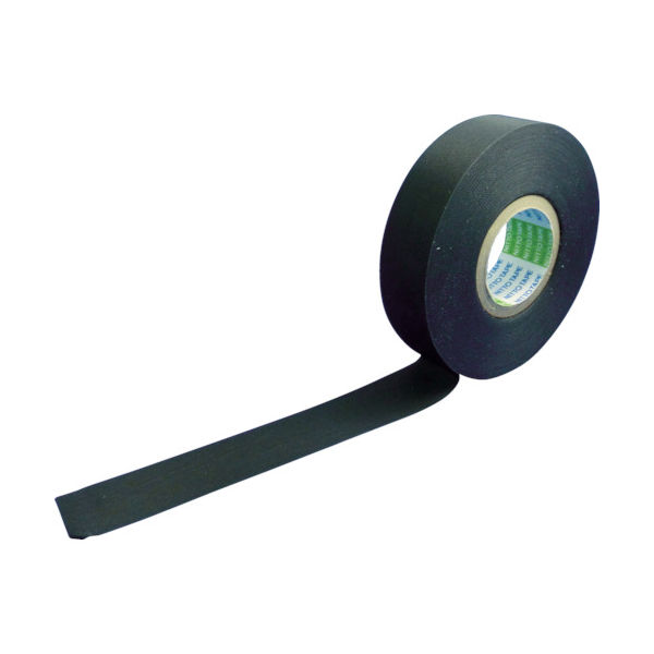 日東電工 日東 (日東シンコー)電気絶縁用アセテート粘着テープ NO.5 19mm×20m ブラック 5-1920 1巻 377-7031（直送品）