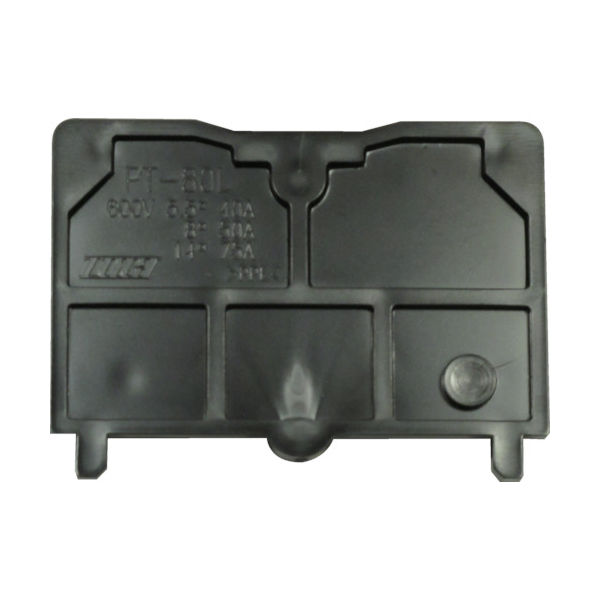 東洋技研 TOGI 側板 黒 64×3×42mm PT-90L 1枚(1個) 391-8921（直送品）