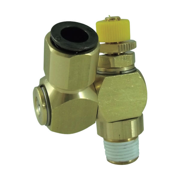 千代田通商 チヨダ フジスピードコントローラβ(金属)メーターアウト 6mm R1/8 B6-01SC-O 1個 360-1323（直送品）