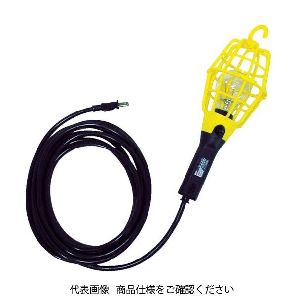 畑屋製作所 ハタヤ 補助コードランプ 60W耐震電球付 電線5m ランプガード赤 ILI-5R 1台(1個) 370-3495（直送品）