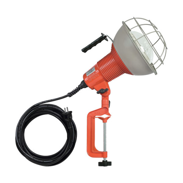 畑屋製作所 ハタヤ 防雨型作業灯 リフレクターランプ300W 100V電線5m バイス付 RG-305 1台(1個) 370-4246（直送品）