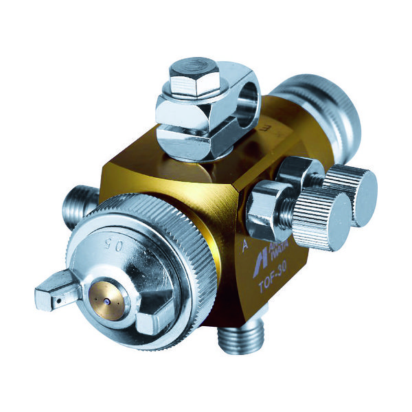 アネスト岩田 液体塗布用自動スプレーガン(大形) ノズル口径Φ0.5 TOF-30-05 1台 380-7835（直送品）