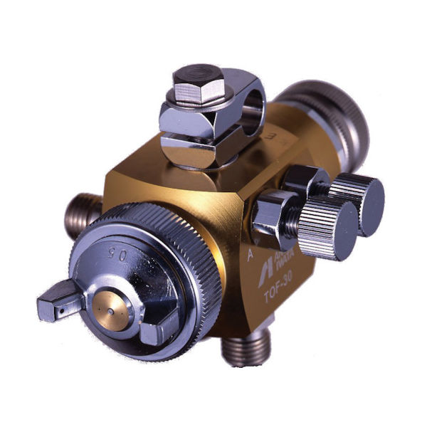 アネスト岩田 液体塗布用自動スプレーガン(大形) ノズル口径Φ1.0 TOF-30-10 1台 380-7843（直送品）