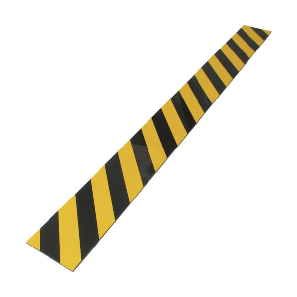 日東電工 日東エルマテ 反射トラクッション 8mm×100mm×2m 黄/黒 HTR-100-2-8T 1枚 377-7286（直送品）