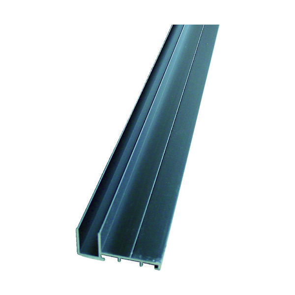 アルインコ 波板用母屋枠見切付 2.4M ブラック BA176K 1本 384-7713（直送品）