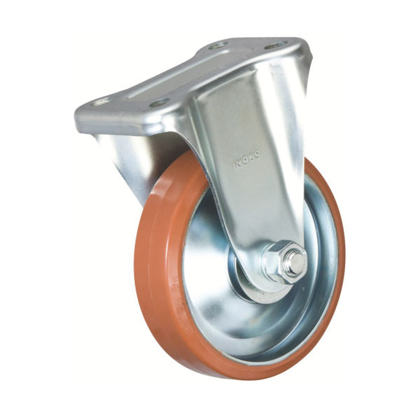 イノアックコーポレーション イノアック 中荷重用キャスター ログラン 固定金具付 Φ200 P-200WK 1個 384-7357（直送品）