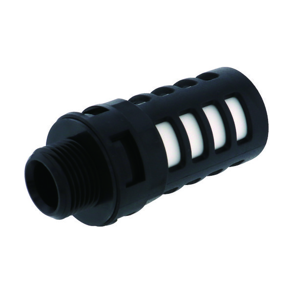 日本ピスコ ピスコ サイレンサ 管用テーパーオネジタイプ SR03 1個 360-5213（直送品）