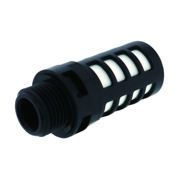 日本ピスコ ピスコ サイレンサ 管用テーパーオネジタイプ SR04 1個 360-5221（直送品）