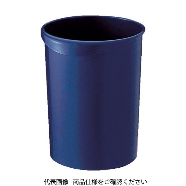 トラスコ中山 TRUSCO くず入れ 丸型 8.1L ダークブルー TGYC634 1個 353-9873（直送品）