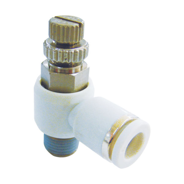 コンバム CONVUM スピードコントローラ エルボ形 適合チューブ外径8mm WNSE08-02-O 1個 363-8421（直送品）