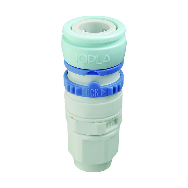 ジョプラックス 樹脂ソケット 適合ホース内径×外径8×12 ホース取付用 TN-8WR 1個 375-3921（直送品）