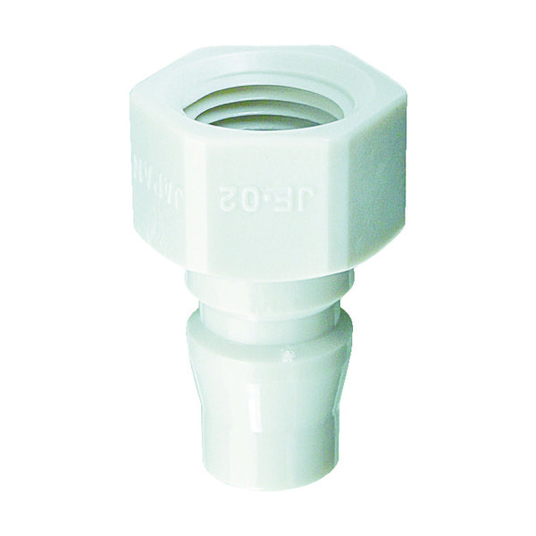 ジョプラックス JOPLAX 樹脂プラグ 相手側取付オネジRc(PT)1/4 JF-02W 1個 375-3816（直送品）
