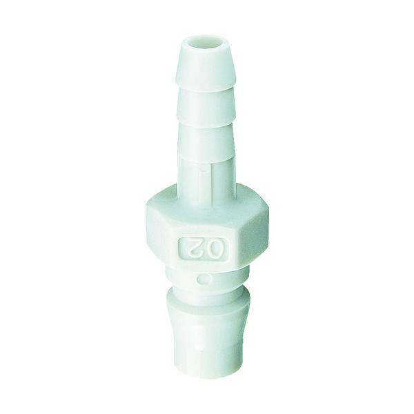 ジョプラックス JOPLAX 樹脂プラグ 適合ホース内径7 ホース取付用 JT-02W 1個 375-3883（直送品）