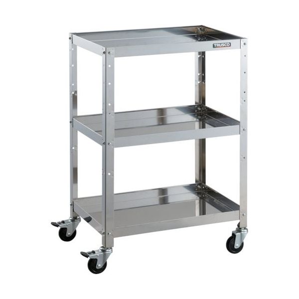 クリーンラビットワゴン （SUS304） キャスター金具:スチール