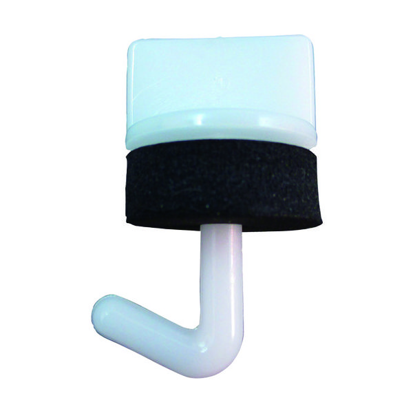 ダイドーハント DAIDОHANT ワンタッチプラフック 19mm 白 (100本入) 00032445 1箱(100個) 381-3649（直送品）