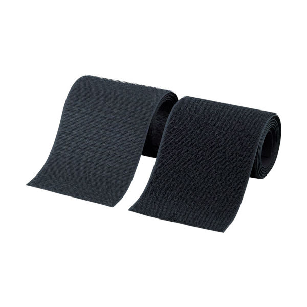 トラスコ中山 TRUSCO マジックテープ 縫製タイプ 25mmX1m 黒(1巻=1セット) TMSH-251-BK 1セット(1組)（直送品）