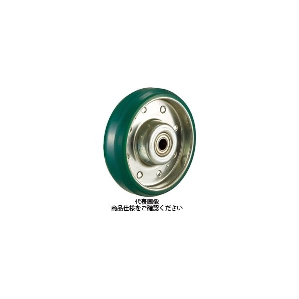 トラスコ中山 TRUSCO キャスター ハイテンプレス製ウレタン車輪のみ φ100 HTUW-100 1個 392-5862（直送品）