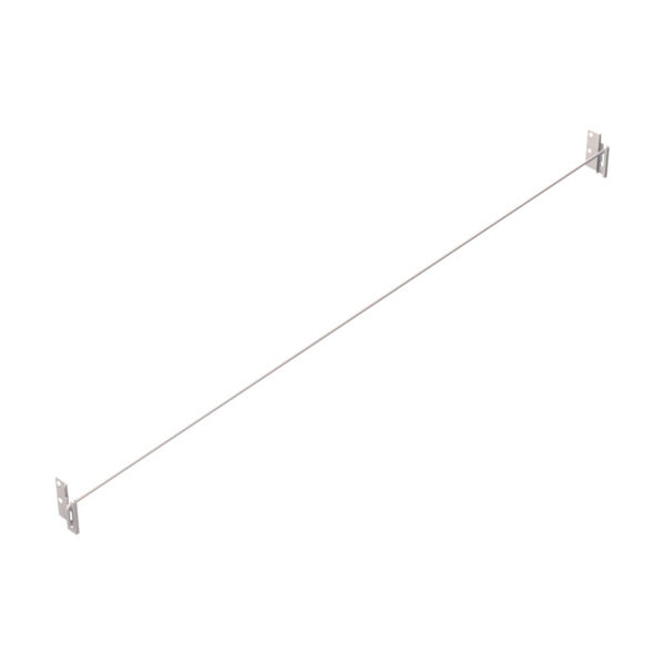 トラスコ中山 TRUSCO スチールラック M3・M5用 回転式落下防止バー W1800用 M3-KRB18-NG 1組 393-4152（直送品）