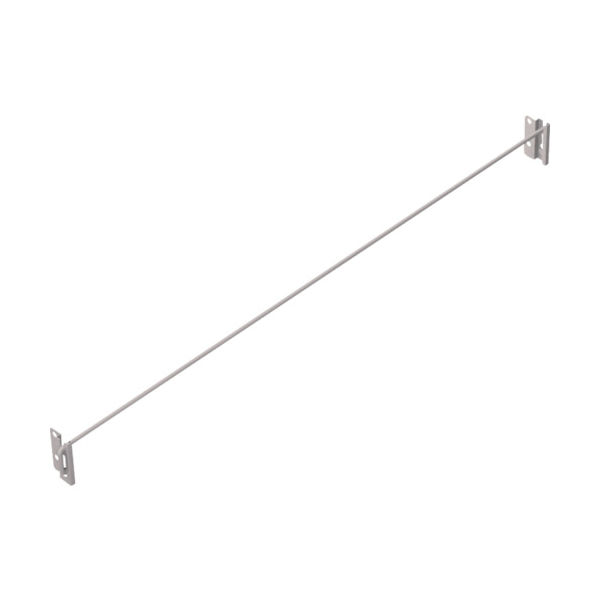 トラスコ中山 TRUSCO M1.5用 回転式落下防止バー W1200用 M1.5-KRB12-NG 1組(1個) 393-3890（直送品）