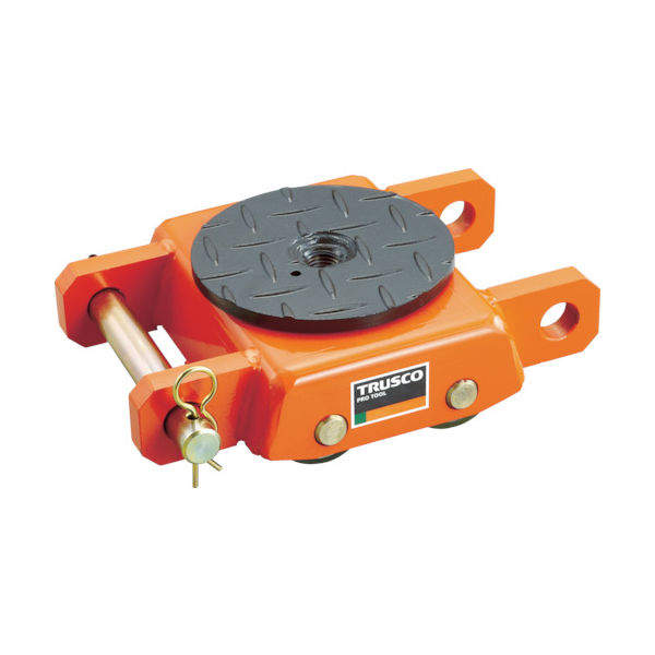 トラスコ中山 TRUSCO 運搬用コロ車 オレンジローラー ウレタン車輪付 標準型 3TON TUW-3S 1台 380-3350（直送品）