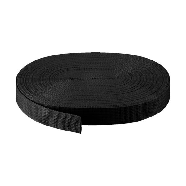 トラスコ中山 TRUSCO PPベルト幅50mmX長さ20m 黒 PPB-5020 BK 1本 383-0276（直送品）