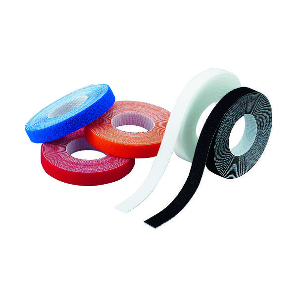 トラスコ中山 TRUSCO 結束テープ マジックバンド[[R下]] 超薄型 10mm×3m 白 MKH-1030-W 1巻 389-7516（直送品）