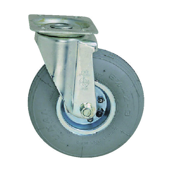 トラスコ中山 TRUSCO プレス製運搬車用オプション エコ運搬車用 空気タイヤ 自在キャスターφ220 ゴム車 SD-220ARJ 1個（直送品）