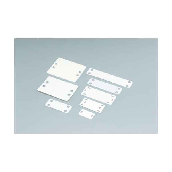 トラスコ中山 TRUSCO マーカープレート縦19.1mmX横65.0mm (100枚入) TMT-6319 1袋(100枚)（直送品）