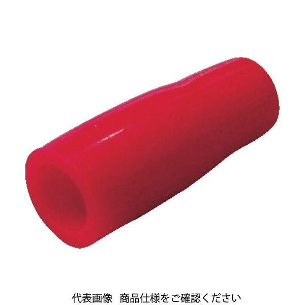 ニチフ端子工業 ニチフ 絶縁キャップ(100個入)赤 内寸3.3 TIC 1.25-RED 1袋(100個) 375-6238（直送品）