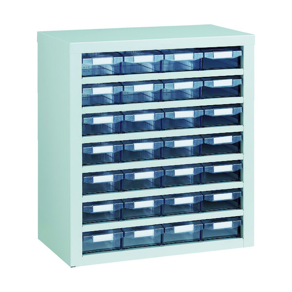 トラスコ中山 TRUSCO 引出しユニット553×605 透明引出 Aー1X28個 VA-47BN 1台 393-7470（直送品）