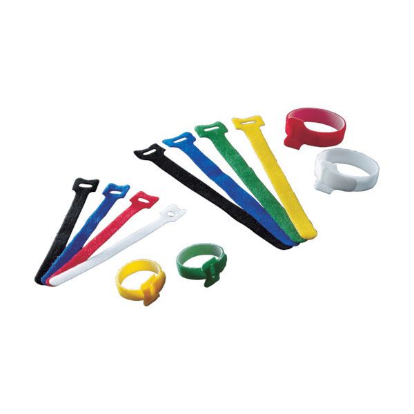 トラスコ中山 TRUSCO マジックケーブルタイ 幅12mmX長さ125mm黄 (20本入) TRMGT-125Y 1袋(20本)（直送品）