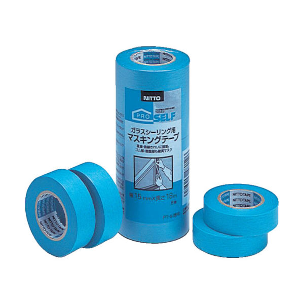 ニトムズ PTー6徳15 ガラスシーリング用 15mm×18m J7900 1パック(8巻) 391-4992（直送品）