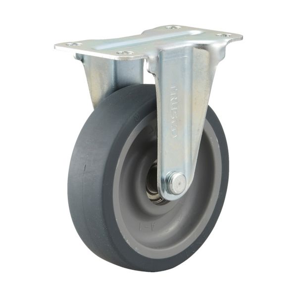 トラスコ中山 TRUSCO ルートバン(メッシュタイプ)用固定キャスターφ75エラストマー車 TYER-75EL 1個 389-9551（直送品）