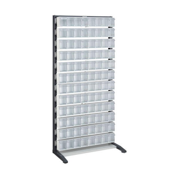 トラスコ中山 TRUSCO UPRラック片面 H1900 ポケットケース付 UPR-L1812E 1台(1セット) 393-3121（直送品）