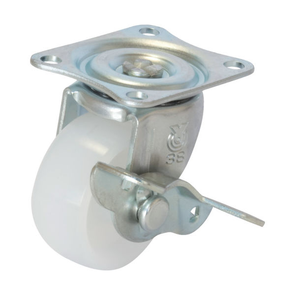 プレート式キャスター Gシリーズ （ナイロン車） 自在ストッパー付