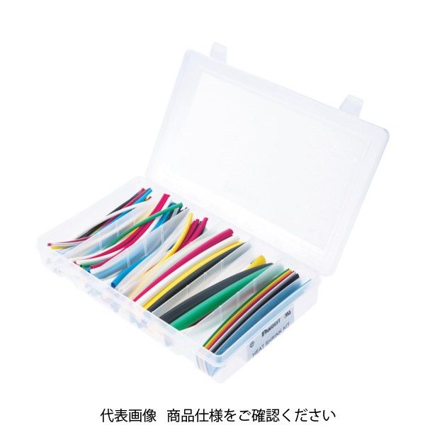 パンドウイットコーポレーション PANDUIT 熱収縮チューブ キットボックス サイズコンビネーション カラー KP-HSTT2 1セット（直送品）