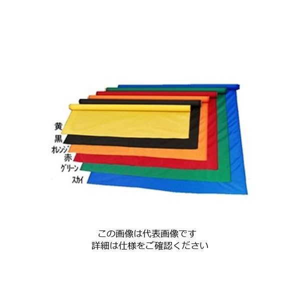 エスコ 1.17x20m/0.18mm ナイロンシート・布(裏面PUコート/緑) EA952AG-20E 1巻（直送品）