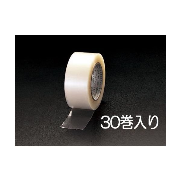 エスコ（esco） 50mmx50m 手切れ粘着テープ（透明/30巻） 1箱（30巻） EA944NB-50B（直送品）