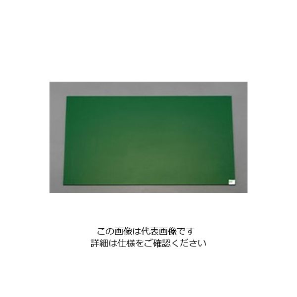 エスコ 0.6x0.9m/3.5mm 中粘着マットシート(緑・60枚シート) EA997RE-15 1枚（直送品） - アスクル