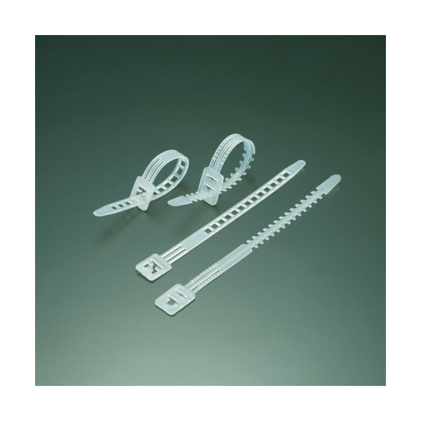 トラスコ中山 TRUSCO コードストラップ 幅9mmX長さ160mm最大結束φ45黒100本 WL-160BK 1袋(100本)（直送品）