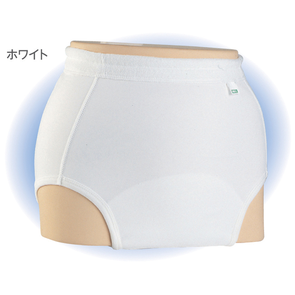 ソフト防水パンツ（兼用）　ホワイトS　3076　日本エンゼル　（直送品）