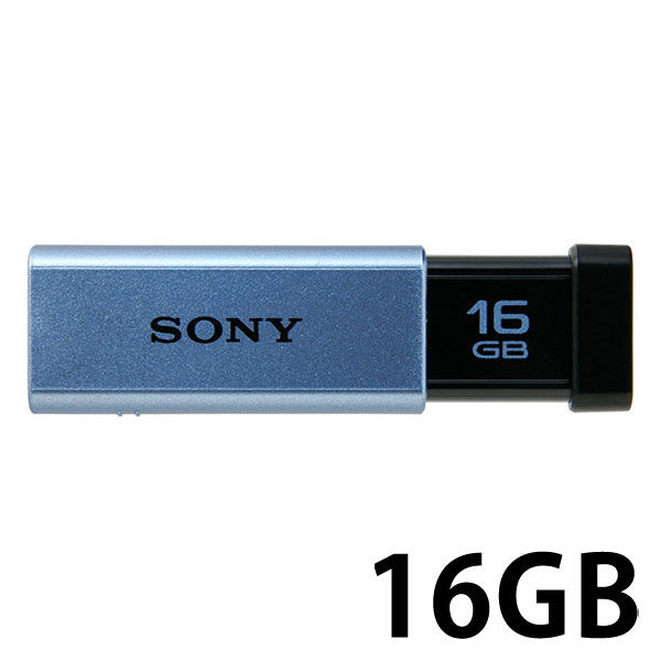 ソニー USBメモリー 16GB Tシリーズ USBメディア ブルー USM16GT L USB3.0対応