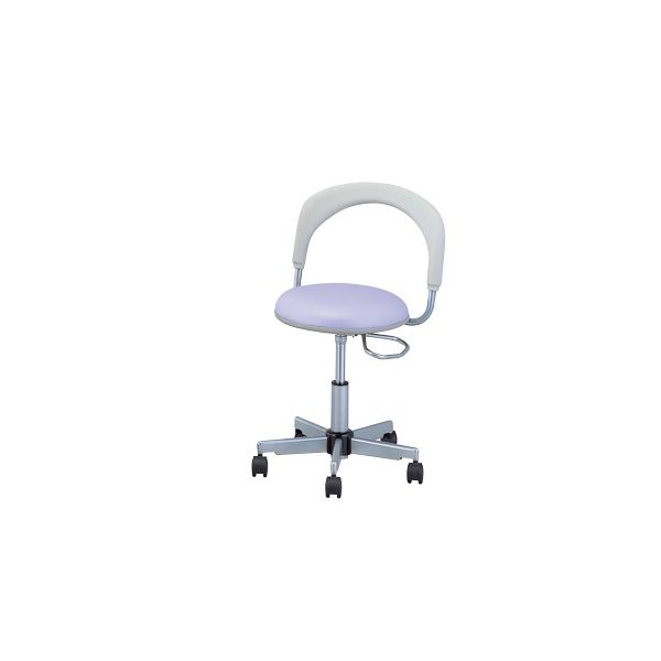 アズワン ナビチェアーII NVCIIーSV バイオレット 脚部リング無し NVC2-SV 1脚 8-8221-03（直送品）
