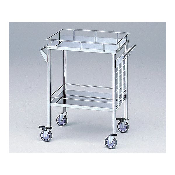 アズワン サイドネットワゴン 天板4方手摺付き 600×450×800mm Bタイプ 1台 0-1578-02（直送品）