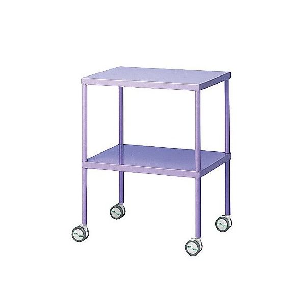 アズワン カラフル回診車 手摺無し ラベンダー 600×450×792mm 0-210-07 1台（直送品）